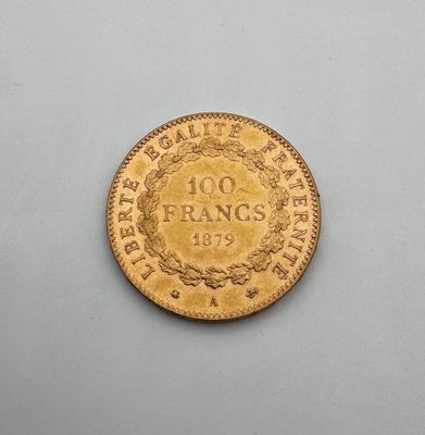 Troisième République 100 Francs Or Génie 1879 3000 - Photo 1