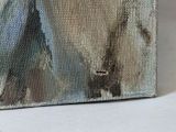 an image of a painting of a horse in a field