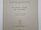 the front cover of the book le petit autel de baalbekk