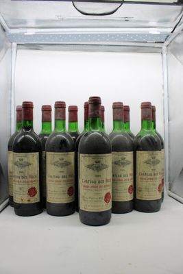 1985, Ch DES ROCS, Bordeaux Supérieur; 12 bouteilles, voir p…