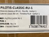 a close up of a label on a cardboard box