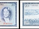 trois billets de banque différents sur lesquels figure l'image d'une femme