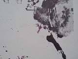 drawing of a tree and a building on a piece of paper