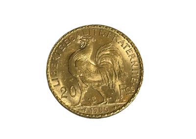 an image of a gold coin with a rooster on it