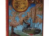 un vieux livre avec l'image d'un bateau sur la couverture