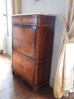 SECRETAIRE DROIT en placage de bois de rose marqueté en aile… (photo 4)