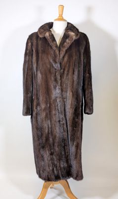 an image of a fur coat on a mannequin stand