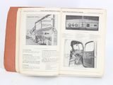 an open book with a picture of a car and other pictures