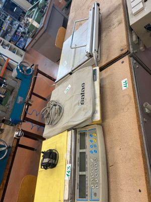 a lot of appliances that are sitting on a table
