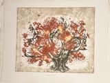 a picture of a picture of a vase with flowers in it