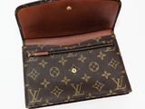 louis vuitton monograme leather card case