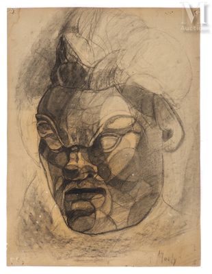 l'image d'un dessin d'un visage d'homme avec des lunettes