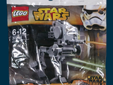 a bag of lego star wars items on a blue background