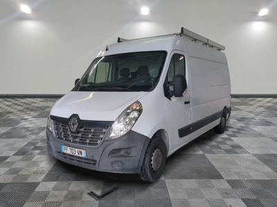 a white van that is parked in a room