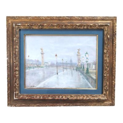 Serge BELLONI (1925-2005) Paris, le pont Alexandre III et le… - Photo 1