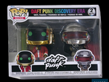 Lot de deux figurines Funko Pop en vinyle représentant les Daft Punk à l'époque de l'album « Discovery »