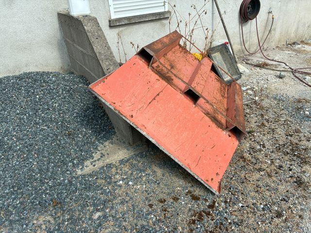 Deux bacs béton pour télescopique