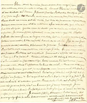 a handwritten letter written in black ink on a piece of paper