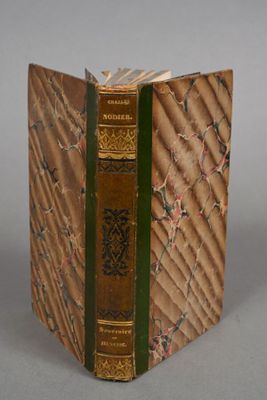 a book that is open to show a pattern on the cover