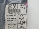 a bag of socks with a label on it