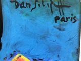 a painting on the wall of a building with graffiti written on it