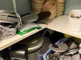 a pantry with a lot of items on the shelves