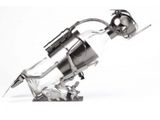 an image of a robot made out of a wine bottle