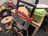 an image of a room with a bunch of wires and tools on the floor