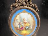 a picture of a painting on the wall of a room