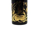 a close up of a bottle of wine with a label on it