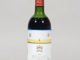 une bouteille de vin rouge sur fond blanc, avec l'ombre de la bouteille