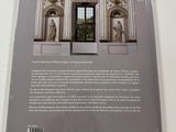 the back cover of a book with a picture of a building