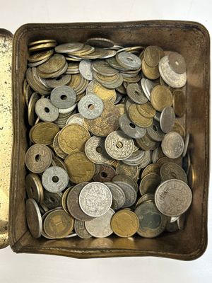 Lot MONNAIES françaises en vrac à trier, états divers