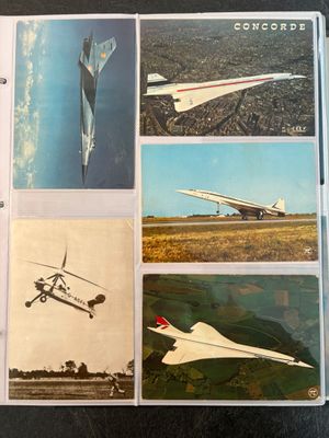 a picture of a book with pictures of airplanes on it