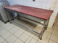 Table de découpe en inox et téflon (177 x 69 cm - vendu sans…