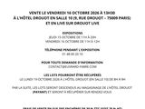 menu d'un restaurant à Paris avec la photo d'une femme en robe rouge