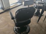 an image of a salon chair in a room