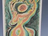 une image d'une peinture sur un mur