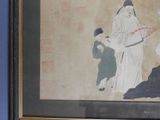 a picture of a painting on the wall of a room