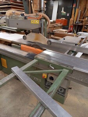 Scie à format ALTENDORF F 90. Année : 1989 ?