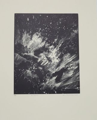 une image représentant une photographie en noir et blanc d'une vague