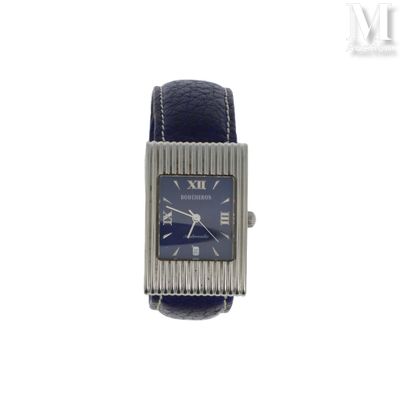 une image représentant une montre au cadran bleu