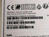a close up of the back of an apple phone
