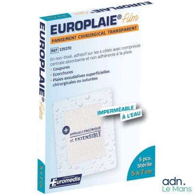 l'emballage contient un autocollant blanc et un autre autocollant blanc dessus