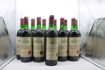 1985, Ch DES ROCS, Bordeaux Supérieur; 12 bouteilles, voir p…