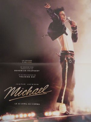 une affiche de cinéma pour le film « Michael Jackson » de Michael Jackson