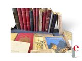 many books that are on the table together