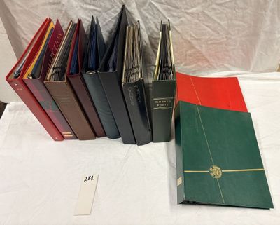 a lot of books that are on a table