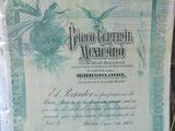 a picture of an old certificate in a plastic bag