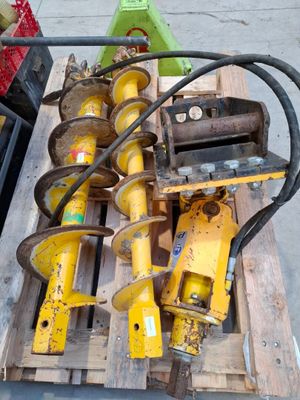 a pallet with a bunch of tools sitting on it